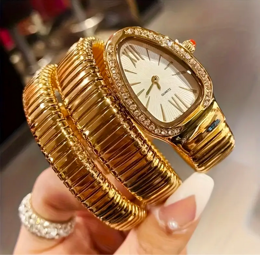 BVLGARI Snake Watch - Golden Dial