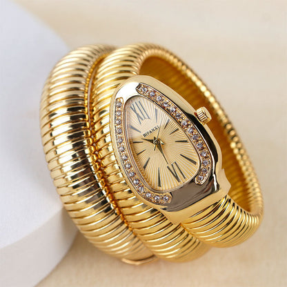 BVLGARI Snake Watch - Golden Dial
