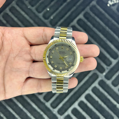 Rolex Date Just - Two Tone Off White